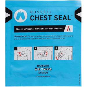Окклюзионная повязка Russell Chest Seal с 4 клапанами PerSys Medical