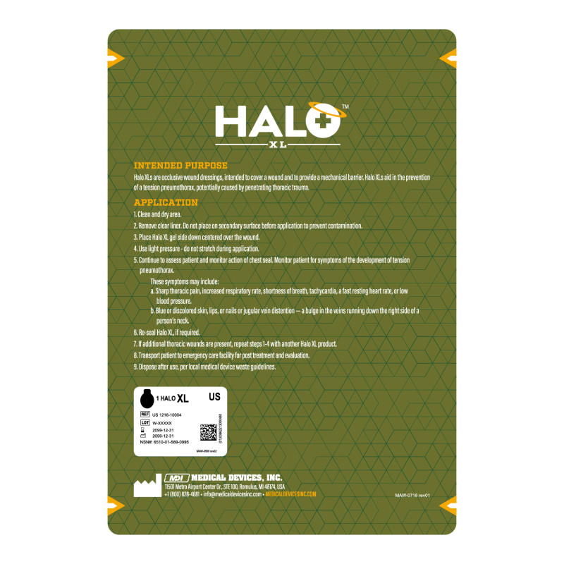 Оклюзійна пов'язка Halo XL (збільшений варіант)