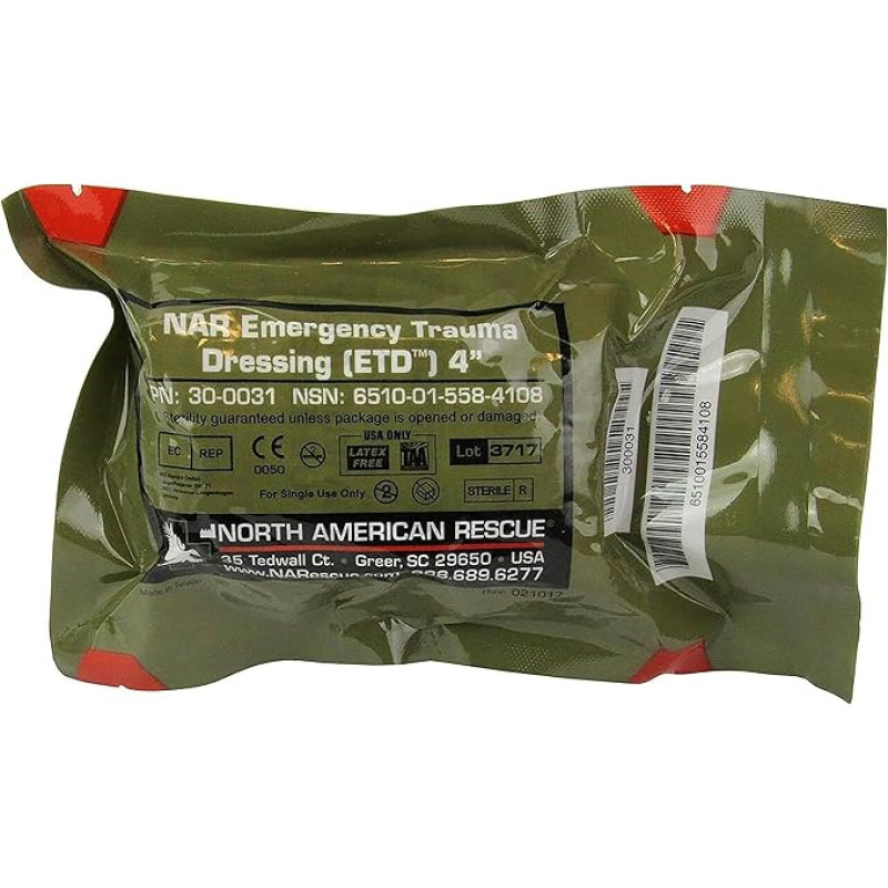 Бандаж NAR Emergency Trauma Dressing (ETD) 4″