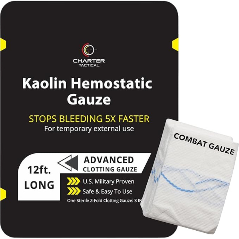 Гемостатический бинт QuikClot Combat Gauze Z-Folded