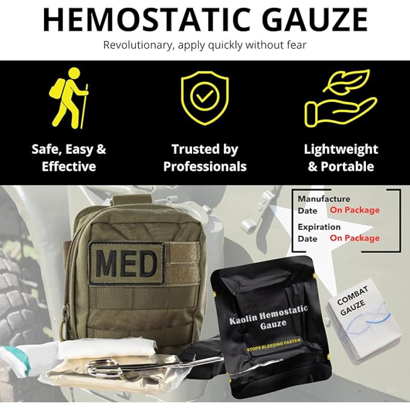 Гемостатический бинт QuikClot Combat Gauze Z-Folded
