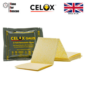 Гемостатическая марля CELOX Gauze 5' Z-Fold (Англия)